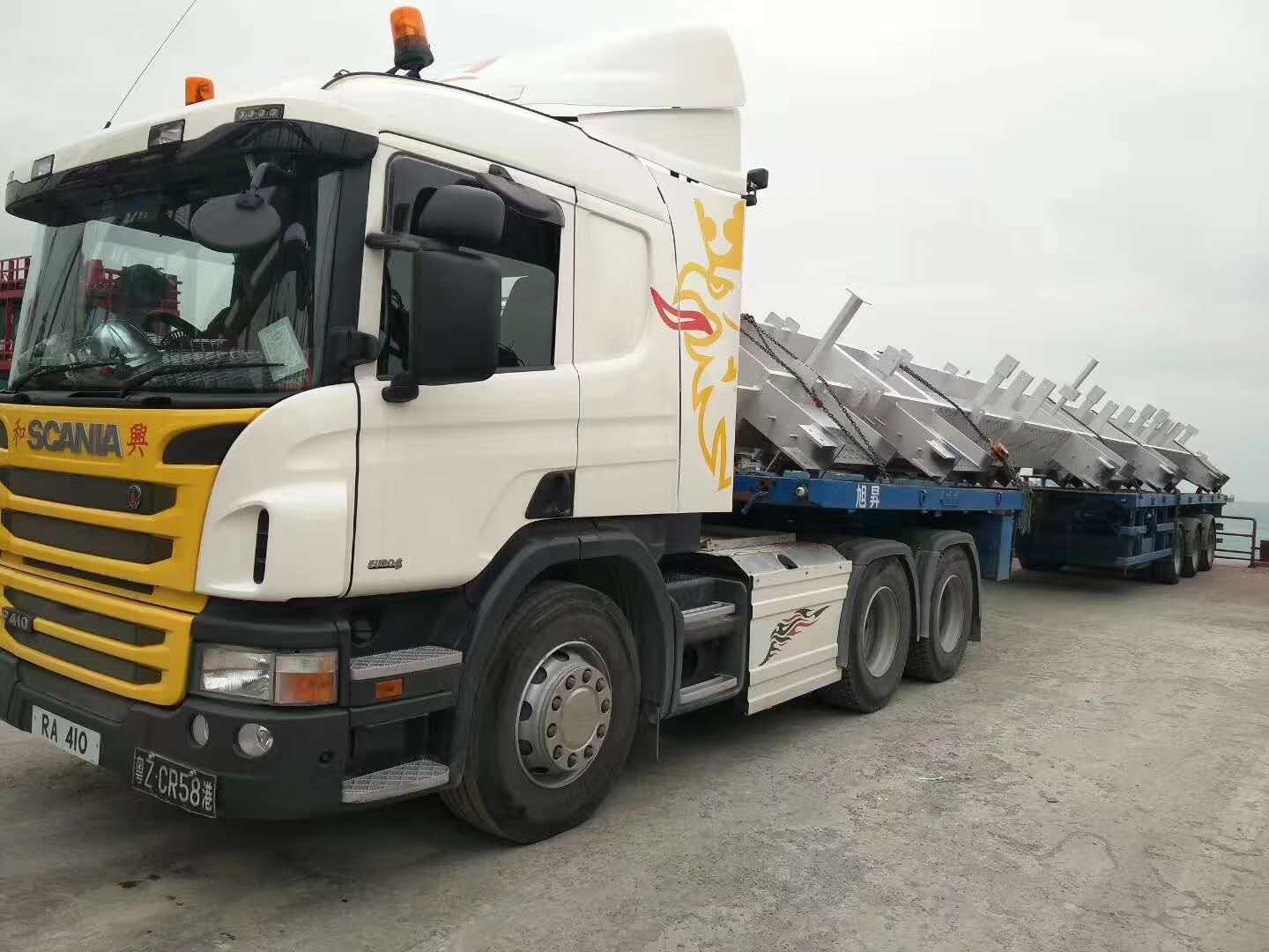 廣州到香港項目工程水泥預制件運輸案例，廣州到香港物流專線，廣州發(fā)貨到香港，廣州發(fā)香港物流，廣州到香港物流，廣州到香港物流運輸