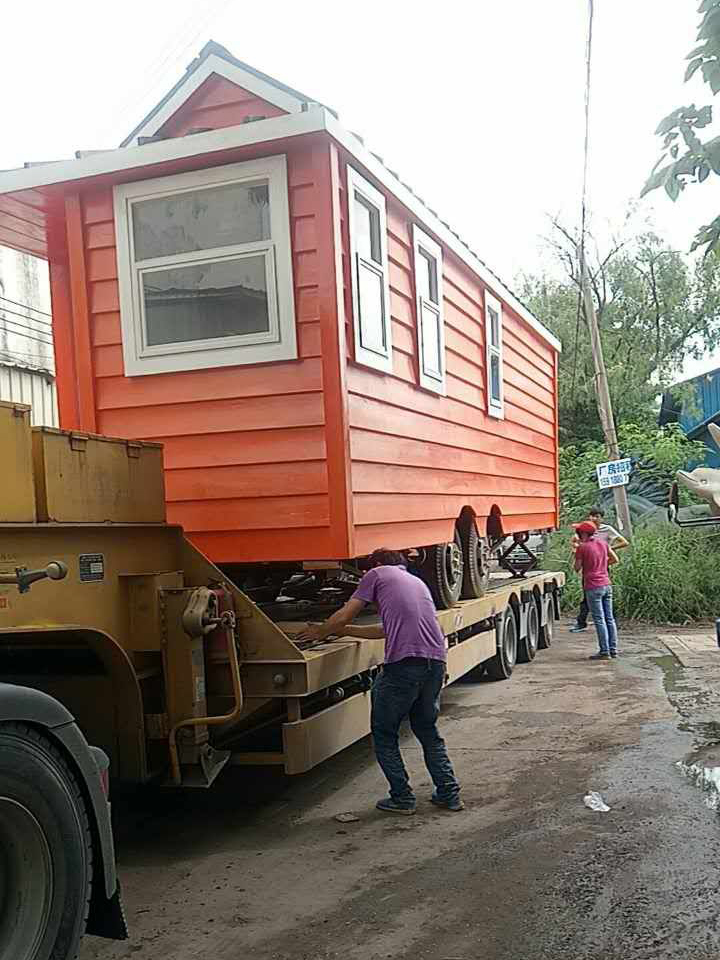 江門到香港物流專線，江門到香港移動房車運輸案例