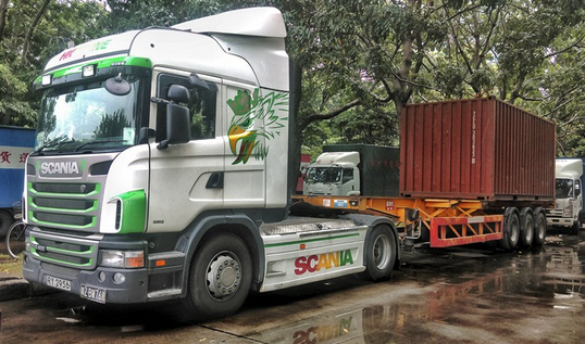 深圳到香港拖車運輸--中港拖車柜車案例--東勝物流案例